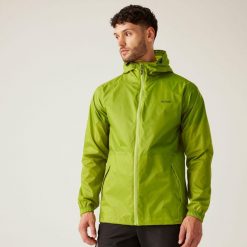 Pack It III męska kieszonkowa turystyczna wodoodporna kurtka. Brązowe kurtki męskie Regatta, m, bez wzorów, trekkingowe. W wyprzedaży za 149.99 zł.