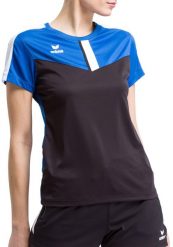 Koszulka damska Erima Squad. Niebieskie koszulki sportowe damskie Erima, bez wzorów, z materiału, bez kołnierzyka, bez ramiączek, na fitness i siłownię. Za 70.50 zł.