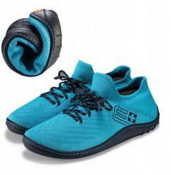 SH5010W Buty damskie BAREFOOT MERINO turkusowy/czarny 39. Czarne obuwie sportowe damskie Spokey, bez wzorów. Za 446.44 zł.