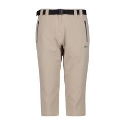 Spodenki damskie turystyczne CMP 3T51246. Brązowe szorty sportowe damskie CMP, l, bez wzorów, sportowe, trekkingowe. Za 209.00 zł.
