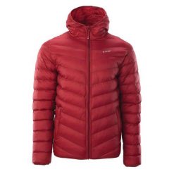 Kurtka męska zimowa Hi-Tec Salrin - czerwona, Rozmiar XXL. Czerwone buty sportowe męskie Hi-tec, na zimę, m, bez wzorów, z nylonu, sportowe, bez kaptura. Za 144.99 zł.