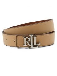 Lauren Ralph Lauren dwustronny skórzany pasek Kobiety skóra brązowy, L. Brązowe paski damskie Lauren Ralph Lauren, bez wzorów, ze skóry. Za 499.95 zł.