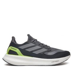 Buty do biegania adidas. Czarne buty sportowe męskie Adidas, bez zapięcia, do biegania. Za 459.99 zł.