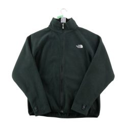 Second life - Polarowa kurtka damska z kołnierzem stójką - Stan bardzo dobry. Czarne kurtki damskie The North Face, s, bez wzorów, z materiału, bez kaptura, trekkingowe. Za 190.96 zł.
