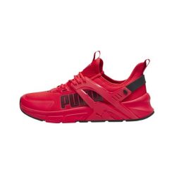 Puma Buty Pacer+ 39524003. Czerwone buty sportowe męskie Puma, z materiału, bez zapięcia, do biegania. W wyprzedaży za 239.00 zł.