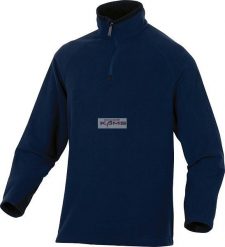 Delta Plus - bluza polarowa granatowy XL. Niebieskie bluzy męskie DELTA PLUS, m, bez wzorów, z polaru, bez kaptura. Za 76.38 zł.