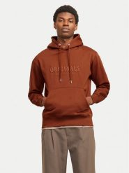 Jack & Jones Bluza 12262811 Brązowy Regular Fit. Brązowe bluzy męskie Jack & Jones, l, bez wzorów, z bawełny, bez kaptura. Za 129.99 zł.