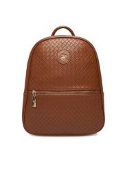 Beverly Hills Polo Club Plecak C-BHPC-H-003-08 Brązowy. Brązowe plecaki damskie Beverly Hills Polo Club, bez wzorów, z materiału. Za 179.99 zł.