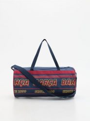 Torba sportowa FC Barcelona - granatowy. Niebieskie torby i plecaki dziecięce Reserved, z tkaniny, duże. Za 159.99 zł.