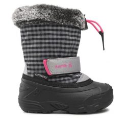 Śniegowce Kamik. Szare śniegowce dziewczęce Kamik, bez zapięcia. Za 159.99 zł.