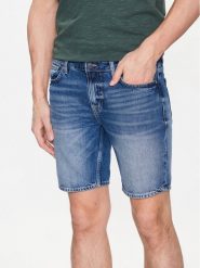 Guess Szorty jeansowe Rodeo M3GD27 D4T9G Granatowy Regular Fit. Niebieskie szorty męskie Guess, m, z aplikacjami, z bawełny. Za 479.99 zł.