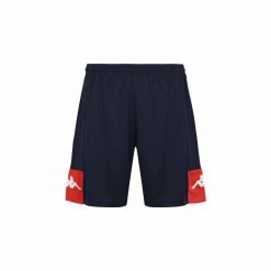 Szorty Kappa Daggo. Czerwone krótkie spodenki sportowe męskie Kappa, bez wzorów, z materiału, na fitness i siłownię. Za 132.50 zł.