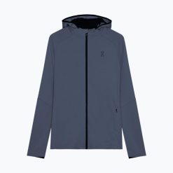 Bluza do biegania damska On Climate Zip Hoodie. Niebieskie bluzy damskie On, bez wzorów, bez kaptura. Za 509.99 zł.