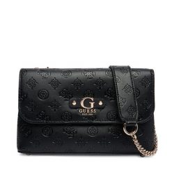 Torebka Guess. Czarne torebki do ręki damskie Guess, z aplikacjami, klasyczne, bez dodatków. Za 589.99 zł.