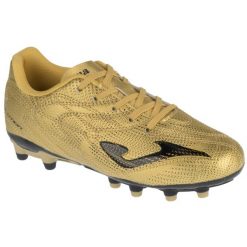 Buty piłkarskie turfy chłopięce, Evolution Jr 26 EVJS TF. Żółte buty sportowe chłopięce Joma, bez wzorów, bez zapięcia, do piłki nożnej. Za 149.99 zł.