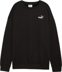 Puma Bluza damska ESS Small No. 1 Logo Relaxed Crew czarna 633268 01 L. Czarne bluzy damskie Puma, l, bez wzorów, bez kaptura. Za 214.91 zł.