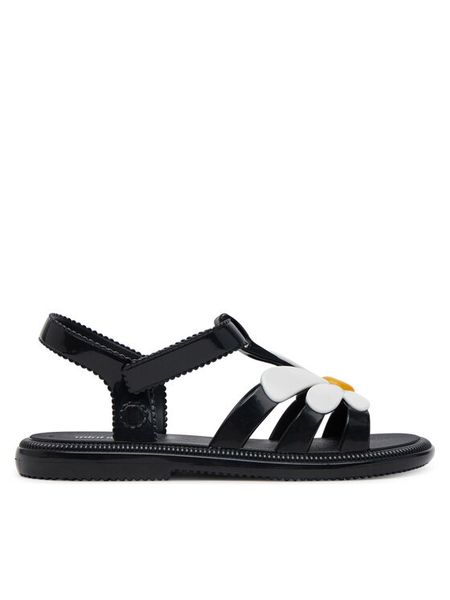 Melissa Sandały Mini Melissa Hip Bloomy Inf M 36188 Czarny. Czarne sandały dziewczęce Melissa, z tworzywa sztucznego, bez zapięcia. Za 249.99 zł.