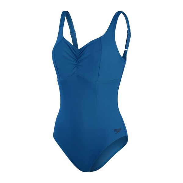 Damski Jednoczęściowy Kostium Kąpielowy Shaping AquaNite. Niebieskie kostiumy jednoczęściowe damskie Speedo, bez wzorów, sportowe, do pływania. Za 300.99 zł.