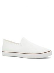 Jenny Fairy Tenisówki EIKE HYV2033-3 Biały. Białe półbuty damskie Jenny Fairy, bez wzorów, z materiału, bez zapięcia. Za 69.99 zł.