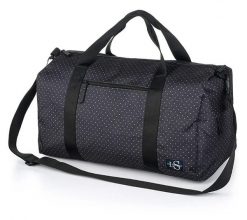 Damska torba sportowa Loap Revca czarna. Czarne torby na ramię damskie ÀLG, z aplikacjami, z materiału, eleganckie, zdobione, bez dodatków. Za 184.99 zł.