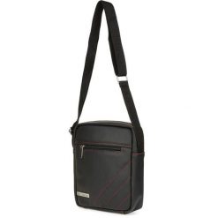 Beltimore torba męska na ramię skórzana czarna pasek F17. Czarne paski damskie bez wzorów, na ramię. Za 139.90 zł.