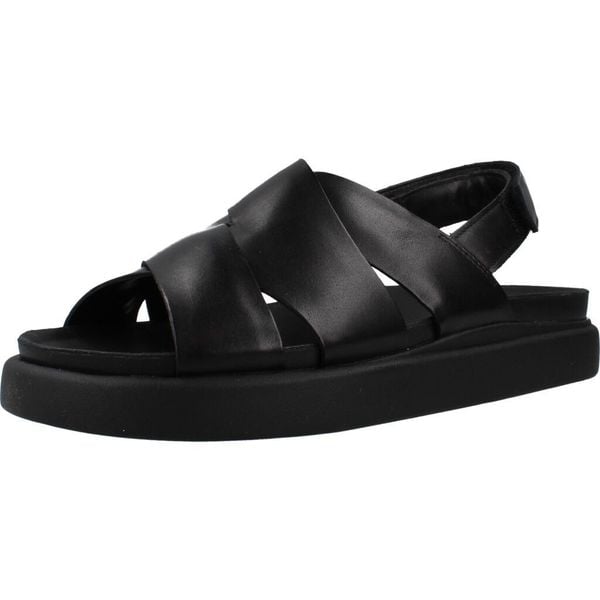 Sandały CLARKS ARISTELLA SUN Czarny. Czarne sandały damskie Clarks, bez wzorów, z materiału, bez obcasa, bez zapięcia. Za 262.99 zł.