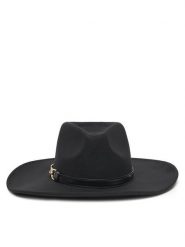 Guess Kapelusz AW5438 POL01 Czarny. Czarne rękawiczki damskie Guess, z aplikacjami, z materiału. Za 199.99 zł.
