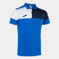 Polo Joma Crew V. Niebieskie koszulki polo męskie Joma, m, bez wzorów, sportowe, bez ramiączek. W wyprzedaży za 119.15 zł.