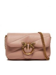 Pinko Torebka Love Puff Micro C PE 24 PCPL 100041 A0F2 Różowy. Czerwone torebki do ręki damskie Pinko, bez wzorów, ze skóry, wizytowe, bez dodatków. Za 979.99 zł.