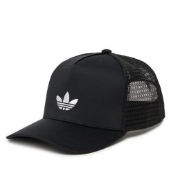 Czapka z daszkiem adidas. Czarne czapki i kapelusze damskie Adidas, bez wzorów. Za 79.99 zł.