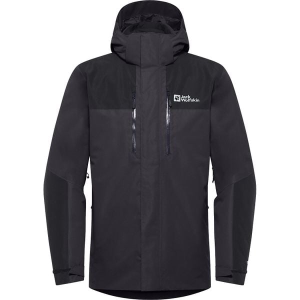 Kurtka w góry męska Jack Wolfskin A618586350. Szare kurtki męskie Jack Wolfskin, na zimę, l, bez wzorów, z materiału, klasyczne, z kapturem. Za 1,584.00 zł.