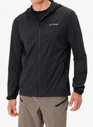 Kurtka softshell męska Vaude Moab Jacket IV. Czarne kurtki męskie Vaude, m, bez wzorów, z elastanu, bez kaptura. Za 537.90 zł.