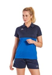 Damska koszulka polo Erima Six Wings. Niebieskie koszulki sportowe damskie Erima, bez wzorów, z materiału, bez kołnierzyka, bez ramiączek, do piłki nożnej. Za 168.50 zł.