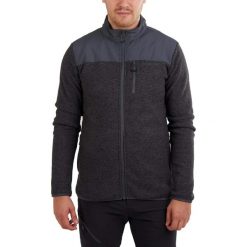 Polarowy sweter męski Fundango Flame Hybrid. Szare bluzy męskie Fundango, na zimę, m, bez wzorów, z polaru, bez kołnierzyka. Za 279.90 zł.