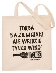 Shopperka materiałowa [DH] EKO beżowa wzór 32. Brązowe torebki shopper damskie Inny, bez wzorów, z bawełny, bez dodatków. Za 7.60 zł.