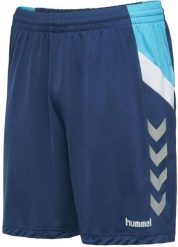 Hummel Tech Move Poly męskie spodenki sportowe Navy. Niebieskie krótkie spodenki sportowe męskie Hummel, m, bez wzorów, z poliesteru, na fitness i siłownię. Za 118.99 zł.