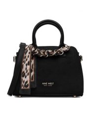 Nine West Torebka CEO-HELLESA-LDA9464 Czarny. Czarne torebki do ręki damskie Nine West, bez wzorów, ze skóry, bez dodatków. Za 249.99 zł.