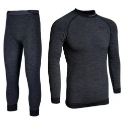 Męska bielizna termoaktywna Blizzard Mens Long Merino. Szara bielizna termoaktywna męska BLIZZARD, m, z wełny. W wyprzedaży za 429.99 zł.