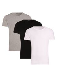 Tommy Hilfiger T-shirty pakowane po 3 szt. Mężczyźni Bawełna wielokolorowy|czarny|biały, XXL. Białe t-shirty męskie Tommy Hilfiger, m, bez wzorów, z bawełny, bez kołnierzyka. Za 229.95 zł.