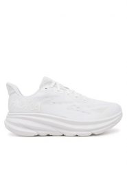 Hoka Buty do biegania Clifton 9 Wide 1132211 Biały. Białe obuwie sportowe damskie HOKA, bez wzorów, z materiału, do biegania. Za 499.99 zł.