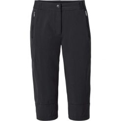 Spodnie damskie VAUDE Farley Stretch Capri III. Czarne spodnie sportowe damskie Vaude, bez wzorów, z nylonu, trekkingowe. Za 423.65 zł.