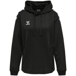 Bluza do piłki ręcznej damska Hummel Core XK z kapturem. Czarne bluzy sportowe damskie Hummel, xl, bez wzorów, z kapturem, do piłki ręcznej. Za 191.00 zł.