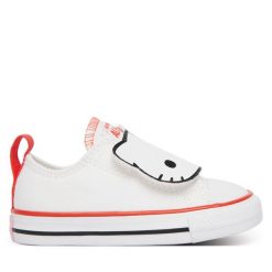 Trampki Converse. Białe trampki i tenisówki dziewczęce Converse, bez wzorów, bez zapięcia. Za 239.99 zł.