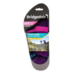 Skarpety do biegania Bridgedale UL T2 MERINO SPORT LD. Fioletowe skarpety damskie Bridgedale, bez wzorów. Za 72.99 zł.
