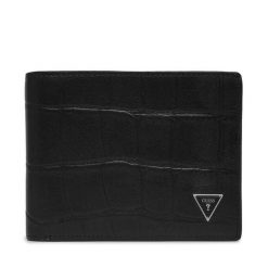 Portfel Guess. Czarne portfele męskie Guess, z aplikacjami. Za 329.99 zł.