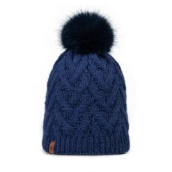 Czapka BUFF KNITTED & FLEECE BAND BEANIE CARYN MIDNIGHT. Niebieskie czapki i kapelusze damskie Buff, na zimę, bez wzorów, sportowe. Za 159.99 zł.