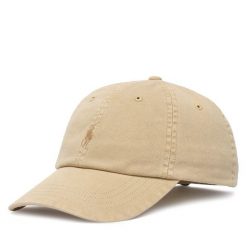 Czapka z daszkiem Polo Ralph Lauren. Brązowe czapki i kapelusze męskie Polo Ralph Lauren, bez wzorów. Za 379.99 zł.