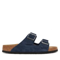 Klapki Birkenstock. Niebieskie klapki męskie Birkenstock. Za 429.99 zł.