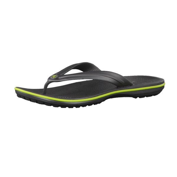Japonki męskie Crocs Crocband Flip. Szare klapki męskie Crocs, z materiału. Za 118.99 zł.