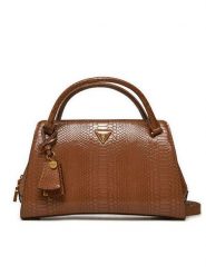 Guess Torebka HWKB94 99060 Brązowy. Brązowe torebki do ręki damskie Guess, z aplikacjami, ze skóry, bez dodatków. Za 399.99 zł.